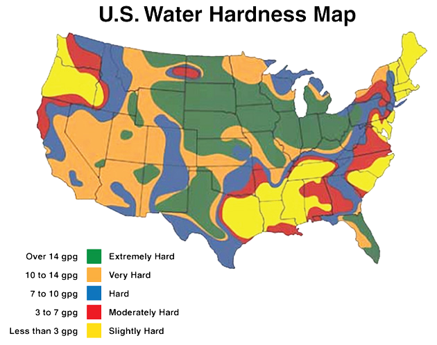 Water Hardness Map